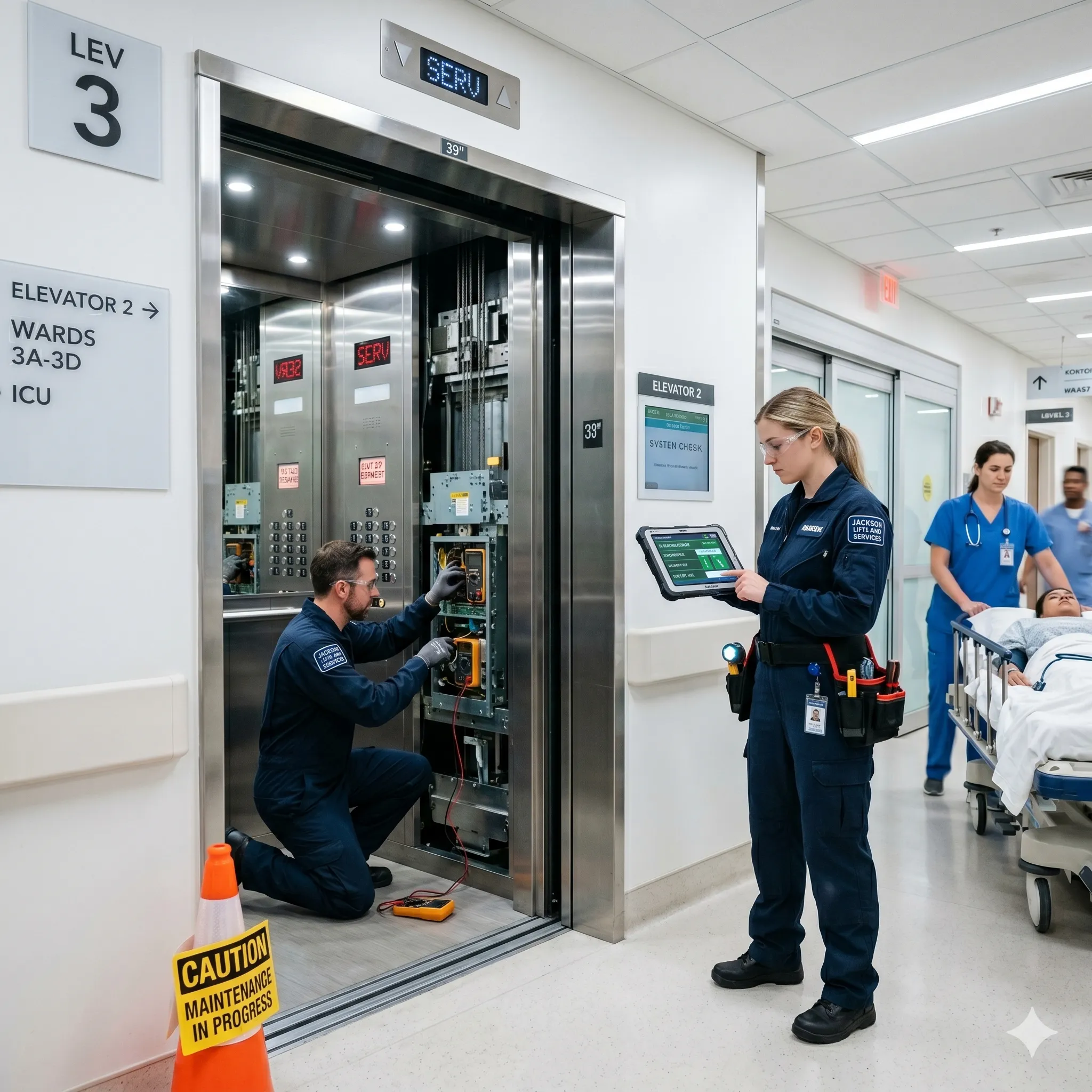 Hospital lift maintenance Hyderabad